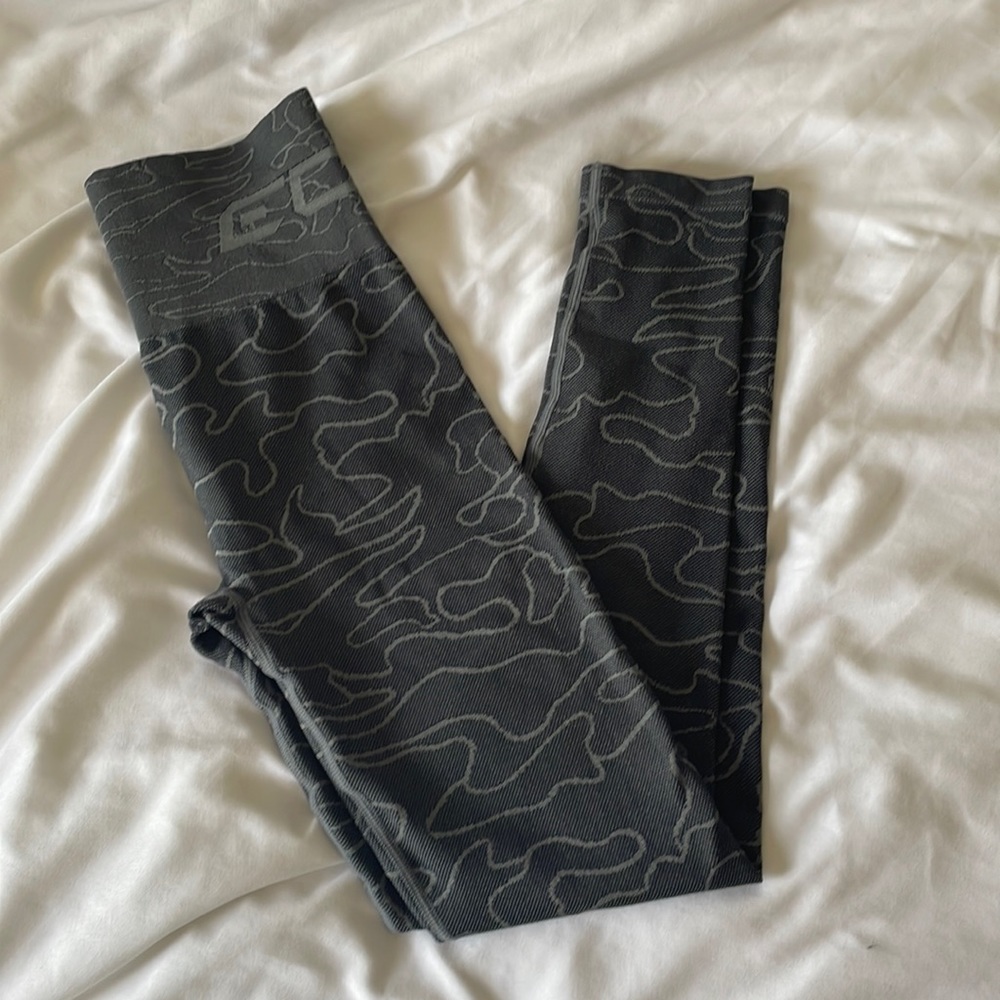 ECHT Apparel Arise camo seamless grey leggings